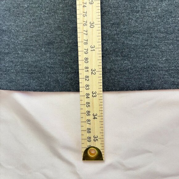 Jones‎ Wear Knit Short Sleeve Pleated Shift Dress - Charcoal - Size Petite S - Picture 5 of 9